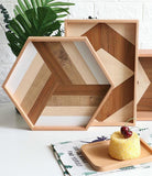 NORTH DEALS™ Geo Wooden Tray