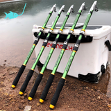 Telescopic Carbon Fiber Fishing Pole (Includes Reel)