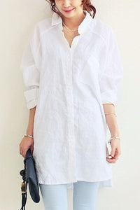 Camisa de Linho Oversized