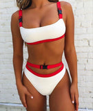 EndlessSummer® - Biquíni Detalhe Cinto Alta Qualidade Caimento Perfeito Modelo 2020