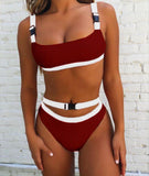 EndlessSummer® - Biquíni Detalhe Cinto Alta Qualidade Caimento Perfeito Modelo 2020
