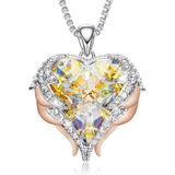 Colar Asas de Anjo de Cristal