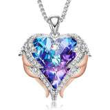 Colar Asas de Anjo de Cristal