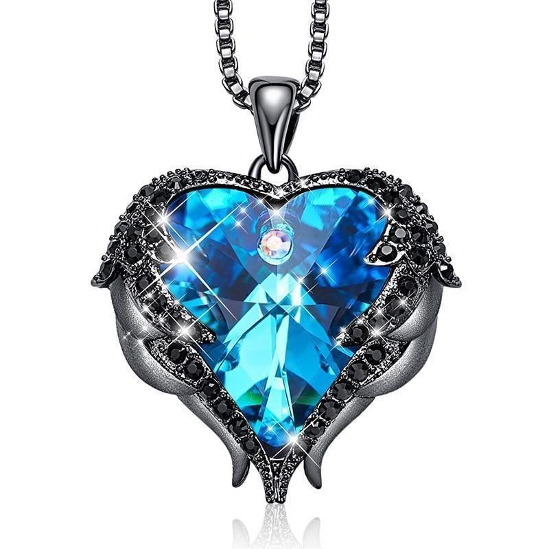 Colar Asas de Anjo de Cristal