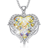 Colar Asas de Anjo de Cristal
