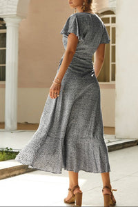 Vestido Transpasse Verão Decote em V