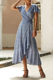 Vestido Transpasse Verão Decote em V