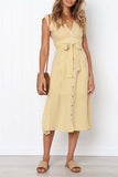 Vestido Midi Risca De Giz
