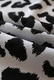 Vestido Wrap Estampa de Animal
