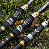 Telescopic Carbon Fiber Fishing Pole (Includes Reel)
