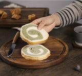 NORTH DEALS™ Black Walnut Chopping Board w/ Juice Groove