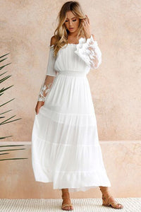 Vestido Maxi Renda Vintage