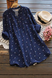 Vestido Camisa Manga Longa Estampa Animal Selvagem