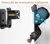 Mini Câmera Com Sensor De Movimento E Visão Noturna