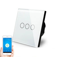 Smart Interruptor Wifi Touch Screen Wallpad 3 Teclas - Frete Gratis
