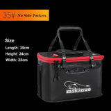 NORTH DEALS™ Fishing Bag Collapsible Fishing Bucket Live Fish Box