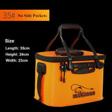 NORTH DEALS™ Fishing Bag Collapsible Fishing Bucket Live Fish Box