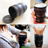 Caneca Lente de Câmera de Aço Inoxidável (300 ml)