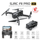 Drone wifi fpv camera 1080p/2k hd Zwn  SJRC F11 RC Quadcopter