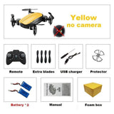 Drone camera hd wifi fpv rc mini dobrável Teeggi T10 Quadcopter