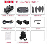 Drone wifi fpv camera 1080p/2k hd Zwn  SJRC F11 RC Quadcopter